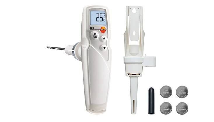 Tetso 105 Thermometer with 3 Probes (standard, Frozen and 200mm long)
