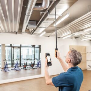 Testo 400 air flow kit with 16mm vane probe 056304007