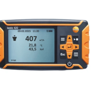 Testo 420 Micromanometer – Differential pressure measuring instrument (0560 4200)
